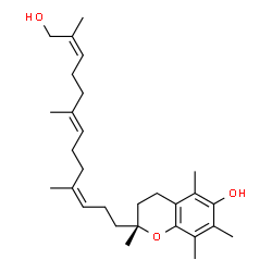 ChemSpider 2D Image | (2R)-2-[(3Z,7E,11Z)-13-Hydroxy-4,8,12-trimethyl-3,7,11-tridecatrien-1-yl]-2,5,7,8-tetramethyl-6-chromanol | C29H44O3