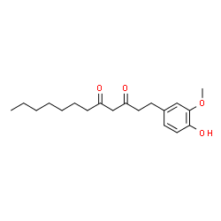 ChemSpider 2D Image | (8)-GINGERDIONE | C19H28O4