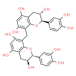 ChemSpider 2D Image | bis(8-catechinyl)methane | C31H28O12