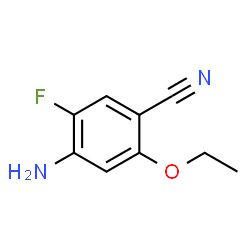 ChemSpider 2D Image | 4-Amino-2-ethoxy-5-fluorobenzonitrile | C9H9FN2O
