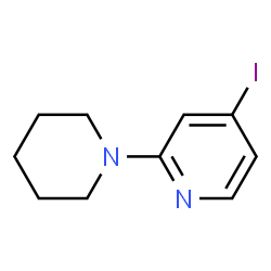 ChemSpider 2D Image | 4-Iodo-2-(1-piperidinyl)pyridine | C10H13IN2