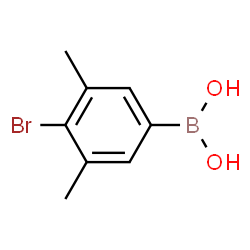 ChemSpider 2D Image | (4-Bromo-3,5-dimethylphenyl)boronic acid | C8H10BBrO2