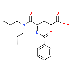 ChemSpider 2D Image | (+)-Proglumide | C18H26N2O4