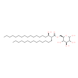 ChemSpider 2D Image | 6-deoxy-D-glucos-6-yl (2R,3R)-corynomycolate | C38H74O8