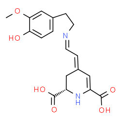ChemSpider 2D Image | 3-Methoxytyramine-betaxanthin | C18H20N2O6