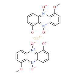 ChemSpider 2D Image | cuprimyxin | C26H18CuN4O8