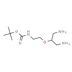 ChemSpider 2D Image | 2-Methyl-2-propanyl {2-[(1,3-diamino-2-propanyl)oxy]ethyl}carbamate | C10H23N3O3