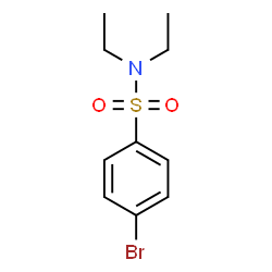 ChemSpider 2D Image | 4-Bromo-N,N-diethylbenzenesulfonamide | C10H14BrNO2S