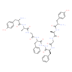 ChemSpider 2D Image | (2S)-2-Amino-N-[(2R,8S,13S,19S,22S)-22-amino-8,13-dibenzyl-23-(4-hydroxyphenyl)-19-methyl-3,6,9,12,15,18,21-heptaoxo-4,7,10,11,14,17,20-heptaazatricosan-2-yl]-3-(4-hydroxyphenyl)propanamide (non-prefe
rred name) | C46H56N10O10