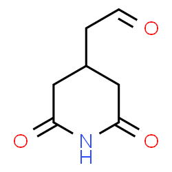 ChemSpider 2D Image | (2,6-Dioxo-4-piperidinyl)acetaldehyde | C7H9NO3