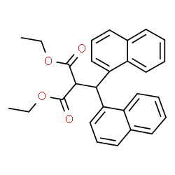 ChemSpider 2D Image | Diethyl (di-1-naphthylmethyl)malonate | C28H26O4
