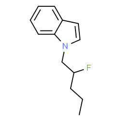 ChemSpider 2D Image | 2-Fluoropentylindole | C13H16FN