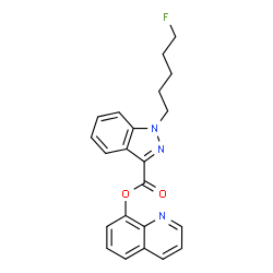ChemSpider 2D Image | 5-fluoro NPB-22 | C22H20FN3O2