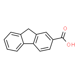 ChemSpider 2D Image | 9H-Fluorene-2-carboxylic acid | C14H10O2