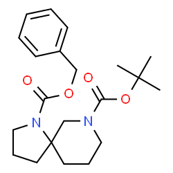 ChemSpider 2D Image | 7-Boc-1-Cbz-1,7-diaza-spiro[4.5]decane | C21H30N2O4