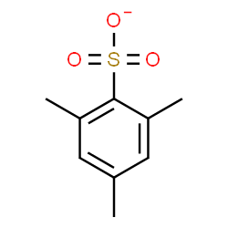 ChemSpider 2D Image | 2,4,6-Trimethylbenzenesulfonate | C9H11O3S