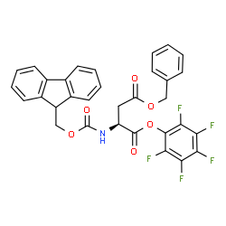 ChemSpider 2D Image | Fmoc-Asp(OBzl)-OPfp | C32H22F5NO6