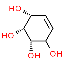 ChemSpider 2D Image | (1R,2R,3S)-5-Cyclohexene-1,2,3,4-tetrol | C6H10O4