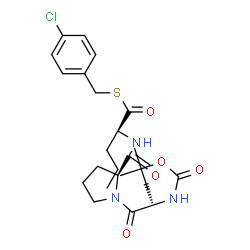 ChemSpider 2D Image | BOC-ALA-PRO-NVA-4-CHLORO-SBZL | C25H36ClN3O5S
