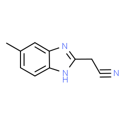 ChemSpider 2D Image | 6-Methyl-1H-benzimidazole-2-acetonitrile | C10H9N3