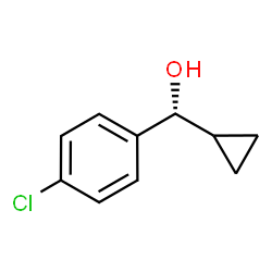 ChemSpider 2D Image | (R)-(4-Chlorophenyl)(cyclopropyl)methanol | C10H11ClO