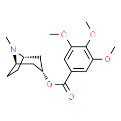 ChemSpider 2D Image | (3-exo)-8-Methyl-8-azabicyclo[3.2.1]oct-3-yl 3,4,5-trimethoxybenzoate | C18H25NO5