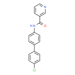 ChemSpider 2D Image | N-(4'-Chloro-4-biphenylyl)nicotinamide | C18H13ClN2O
