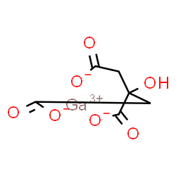 ChemSpider 2D Image | Gallium citrate | C6H5GaO7