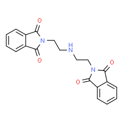 ChemSpider 2D Image | 2,2'-(Iminodi-2,1-ethanediyl)bis(1H-isoindole-1,3(2H)-dione) | C20H17N3O4