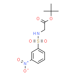 ChemSpider 2D Image | 2-Methyl-2-propanyl N-[(3-nitrophenyl)sulfonyl]glycinate | C12H16N2O6S