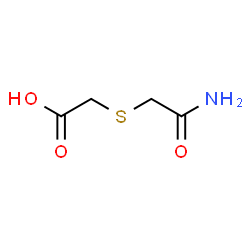 ChemSpider 2D Image | [(2-amino-2-oxoethyl)thio]acetic acid | C4H7NO3S