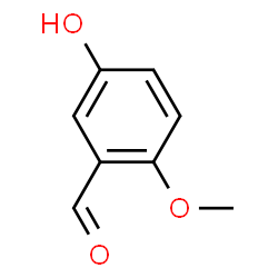 ChemSpider 2D Image | 5-Hydroxy-2-methoxybenzaldehyde | C8H8O3