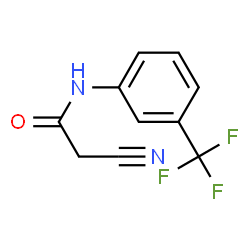 ChemSpider 2D Image | 2-Cyano-N-(3-trifluoromethyl-phenyl)-acetamide | C10H7F3N2O