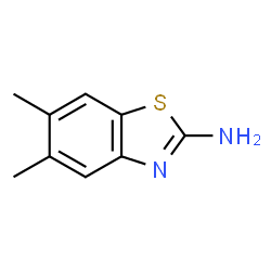 ChemSpider 2D Image | 5,6-Dimethyl-2-benzothiazolamine | C9H10N2S