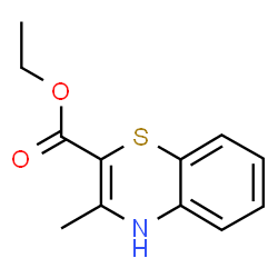ChemSpider 2D Image | Ethyl 3-methyl-4H-1,4-benzothiazine-2-carboxylate | C12H13NO2S