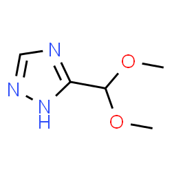 ChemSpider 2D Image | 3-(Dimethoxymethyl)-1H-1,2,4-triazole | C5H9N3O2