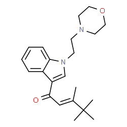 ChemSpider 2D Image | JWH 200 analog 1 | C22H30N2O2