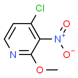 ChemSpider 2D Image | 4-Chloro-2-methoxy-3-nitropyridine | C6H5ClN2O3