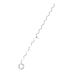 ChemSpider 2D Image | 2-(2-(2-(Benzyloxy)ethoxy)ethoxy)ethyl palmitate | C29H50O5