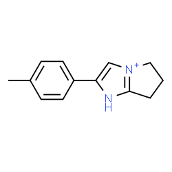 ChemSpider 2D Image | 2-(4-Methylphenyl)-1,5,6,7-tetrahydropyrrolo[1,2-a]imidazol-4-ium | C13H15N2