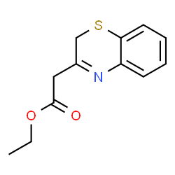 ChemSpider 2D Image | Ethyl 2H-1,4-benzothiazin-3-ylacetate | C12H13NO2S