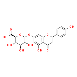 ChemSpider 2D Image | Naringenin-7-O-glucuronide | C21H20O11