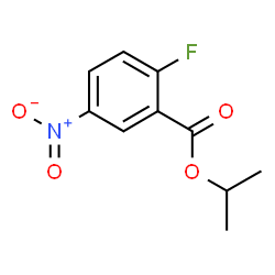 ChemSpider 2D Image | Isopropyl 2-fluoro-5-nitrobenzoate | C10H10FNO4