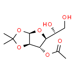 ChemSpider 2D Image | 3-O-Acetyl-1,2-O-isopropylidene-alpha-D-galactofuranose | C11H18O7