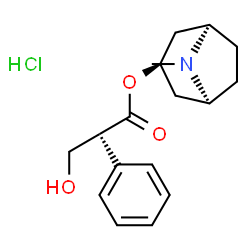 ChemSpider 2D Image | (+)-hyoscyamine hydrochloride | C17H24ClNO3