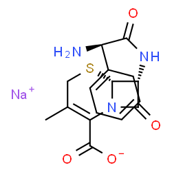 ChemSpider 2D Image | CEPHRADINE SODIUM | C16H18N3NaO4S