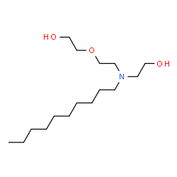 ChemSpider 2D Image | PEG-3 CAPRAMINE | C16H35NO3