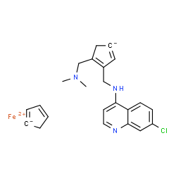 ChemSpider 2D Image | 8D81JS19ET | C23H24ClFeN3