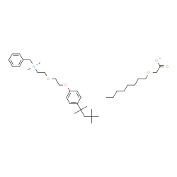 ChemSpider 2D Image | BENZETHONIUM OCTYLOXYACETATE | C37H61NO5