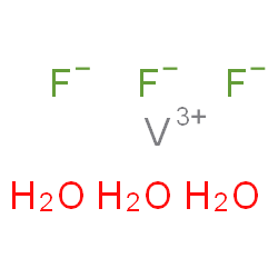 ChemSpider 2D Image | Vanadium(3+) fluoride hydrate (1:3:3) | H6F3O3V